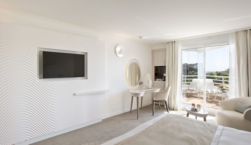 Habitación con 1 cama doble o 2 individuales, vistas al mar (Grand Large)