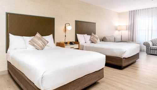Habitación básica, 2 camas de matrimonio