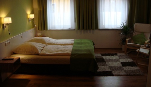 Habitación básica doble, 1 cama doble, baño privado