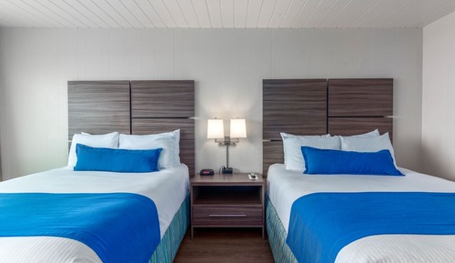 Habitación clásica, 2 camas de matrimonio, vistas al mar, frente a la playa