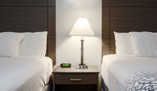 Habitación, 2 camas de matrimonio, no fumadores, frigorífico y microondas
