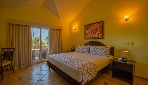 Habitación básica, 1 cama de matrimonio grande, vistas al mar