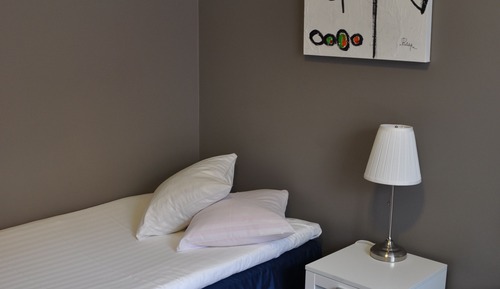 Habitación con 1 cama doble o 2 individuales