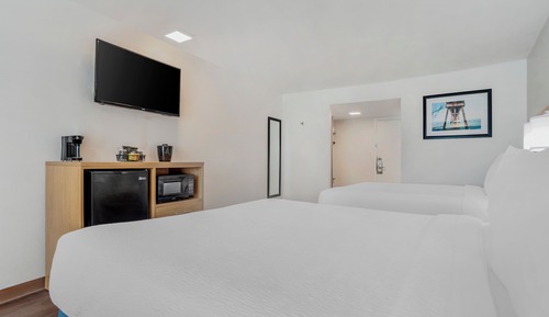 Habitación clásica, 2 camas de matrimonio, frente a la playa
