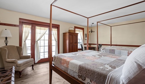 Habitación Deluxe, 2 camas de matrimonio, balcón