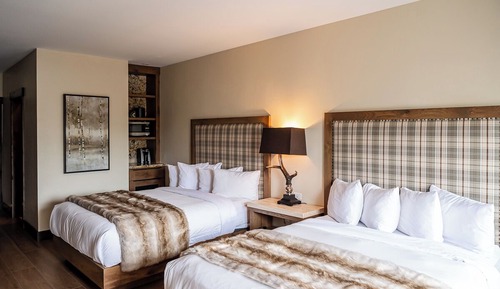 Habitación estándar, 2 camas de matrimonio, planta baja