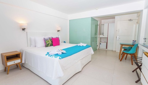 Habitación familiar doble, vistas al mar