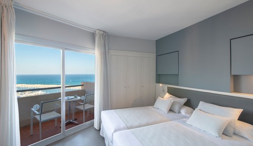 Habitación doble, balcón, vistas al mar
