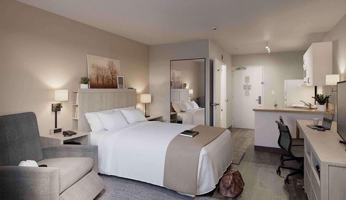 Estudio, 1 cama de matrimonio grande, no fumadores