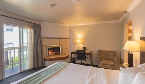 Habitación Deluxe, 1 cama de matrimonio grande, chimenea