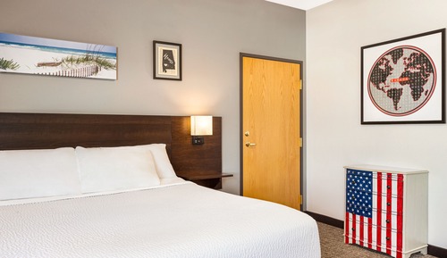 Suite estudio, 1 cama de matrimonio grande, no fumadores (Mobility Accessible)