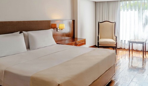 Suite ejecutiva, 1 cama de matrimonio grande, vistas al jardín