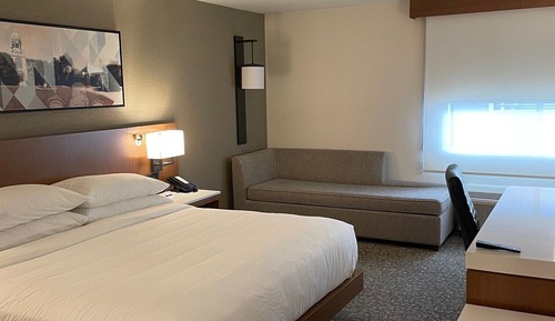 Habitación, 1 cama de matrimonio grande con sofá cama