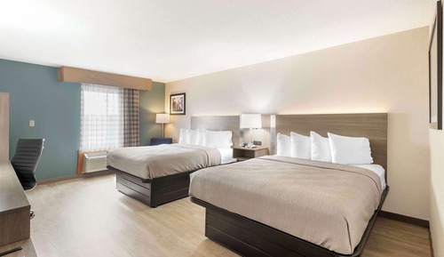 Habitación estándar, 2 camas de matrimonio, no fumadores