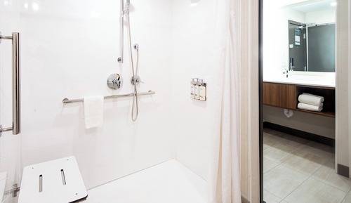 Habitación estándar, 1 cama de matrimonio grande, accesible en silla de ruedas (Communications)
