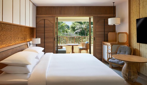 Habitación Deluxe, 1 cama de matrimonio grande, vistas al jardín (Club Access)
