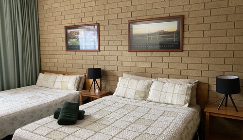 Habitación estándar, 2 camas de matrimonio, no fumadores, patio
