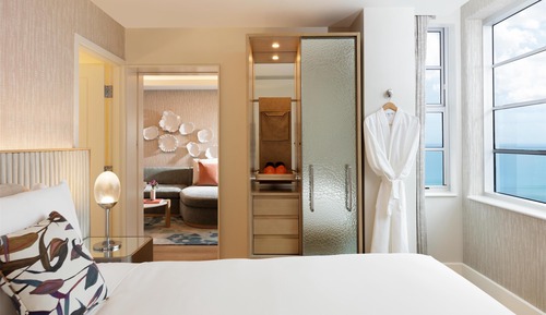 Suite, balcón, vistas al mar