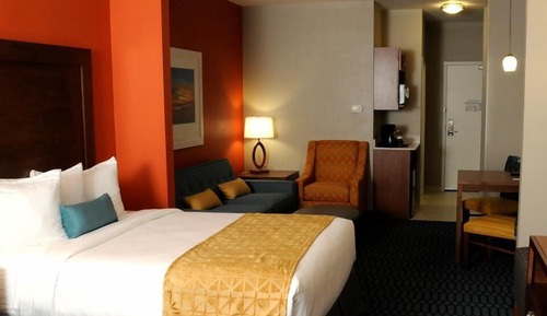 Suite, 1 cama de matrimonio grande, accesible para personas con discapacidad (The Lodge)