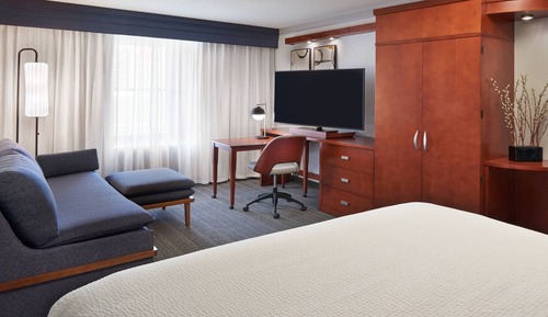Habitación, 1 cama de matrimonio grande con sofá cama
