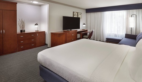 Suite junior, 1 cama de matrimonio grande con sofá cama, cocina