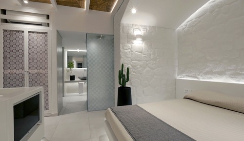 Habitación superior, vistas al jardín