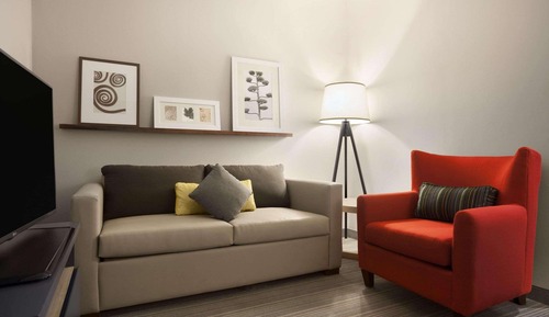 Suite, 1 cama de matrimonio grande con sofá cama, no fumadores (Extended Stay)