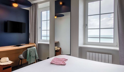 Habitación estándar doble, 1 cama doble, vistas al mar