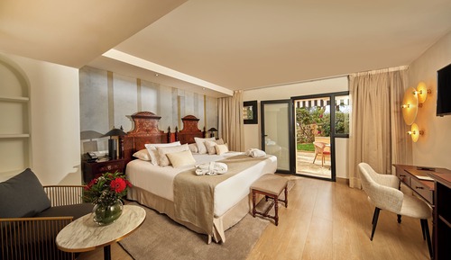 Habitación Deluxe doble, bañera de hidromasaje, vistas al jardín (Terrace)