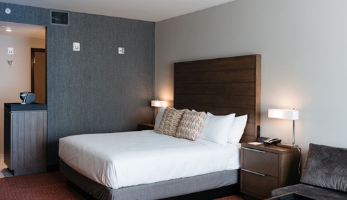 Suite estudio, 1 cama de matrimonio grande, accesible para personas con discapacidad (Hearing)
