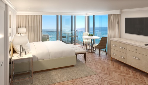 Suite junior, 1 cama de matrimonio grande, vistas al mar