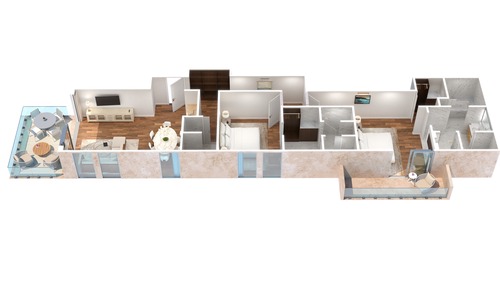 Suite, frente al mar (California)