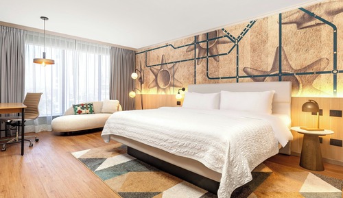 Habitación Deluxe, 1 cama de matrimonio grande, vistas a la ciudad