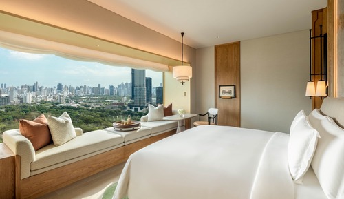 Suite Club, 1 cama de matrimonio grande, vistas al parque (High Floor, Club Access)