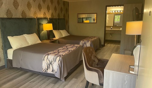 Habitación estándar, 2 camas dobles, no fumadores, frigorífico