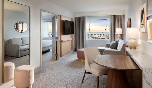Suite, 2 camas de matrimonio, vistas a la ciudad