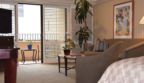 Habitación, accesible para personas con discapacidad, balcón