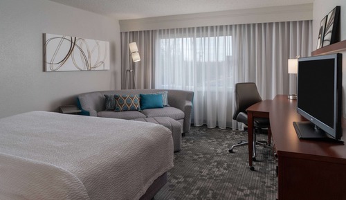 Habitación Deluxe, 1 cama de matrimonio grande con sofá cama