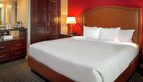 Habitación Deluxe, 1 cama de matrimonio grande con sofá cama