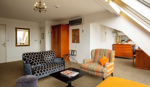 Suite, 1 cama de matrimonio grande, vistas a la ciudad