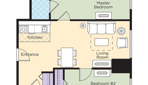 Habitación estándar, 2 habitaciones