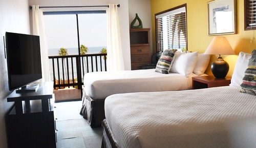 Suite tradicional, 2 camas de matrimonio, terraza, vistas al mar (Terrace Ocean View 2 Queen Suite)