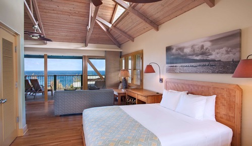 Bungalow, 1 cama de matrimonio grande, vistas al mar