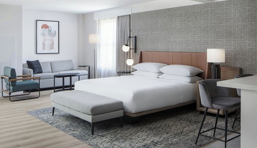 Suite junior, 1 cama de matrimonio grande con sofá cama