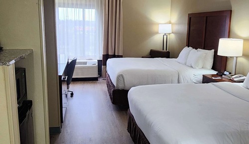 Habitación estándar, 2 camas de matrimonio, no fumadores
