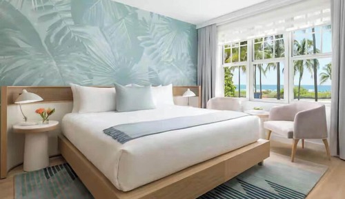Habitación estándar, 1 cama de matrimonio grande, vistas al mar