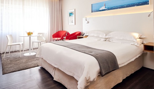 Estudio, 1 cama de matrimonio grande
