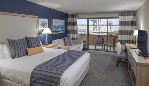 Habitación ejecutiva, 1 cama de matrimonio grande con sofá cama, balcón, vistas a la bahía