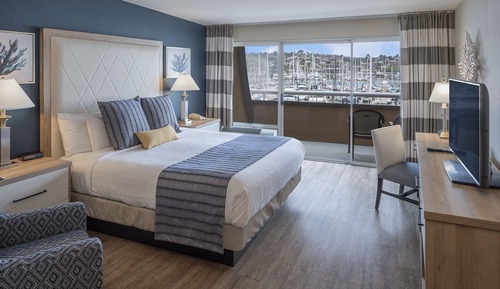Habitación estándar, 1 cama de matrimonio grande, vistas al puerto deportivo, planta baja