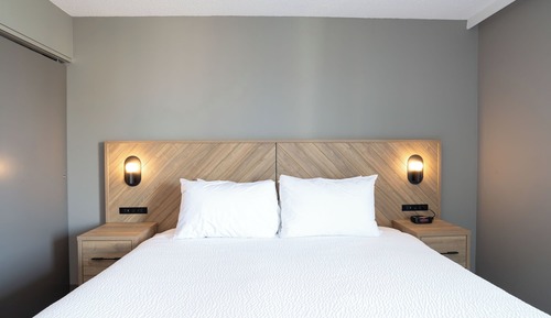 Suite, 1 cama de matrimonio grande con sofá cama, cocina, vistas a la ciudad (W/D, Balcony)